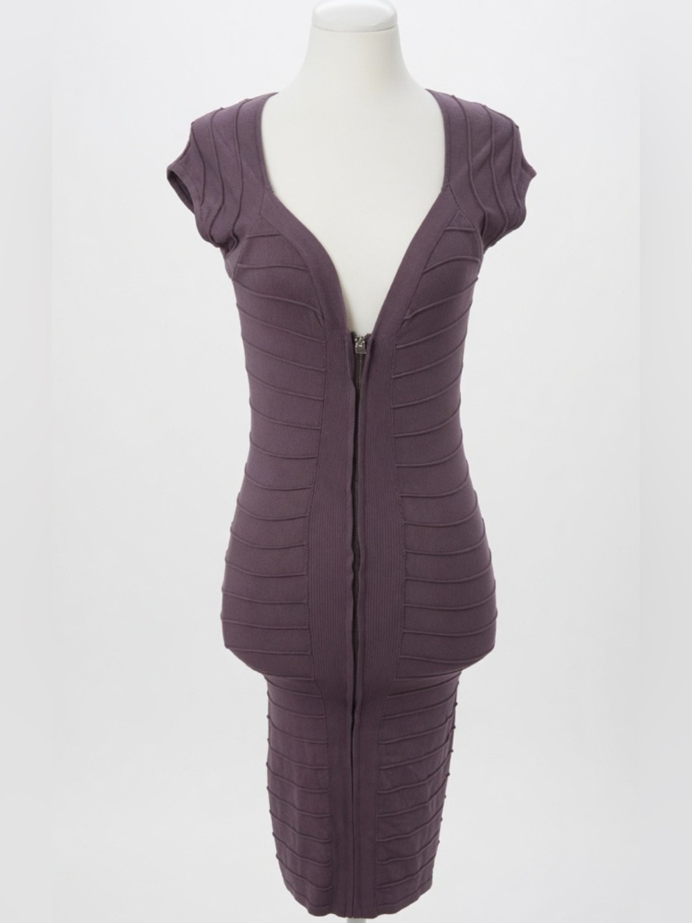 Seductions Front Zip Up Dress
